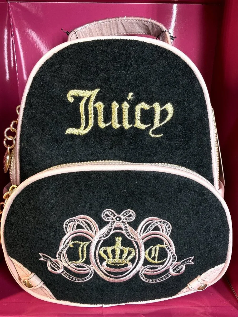 Juicy Couture Heritage Mini Backpack & Card Case 2-Piece Set New in Box